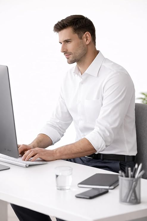 Urban Mono Plain White Shirt