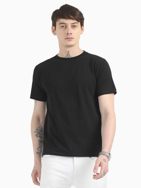Urban Mono Plain Black T-Shirt