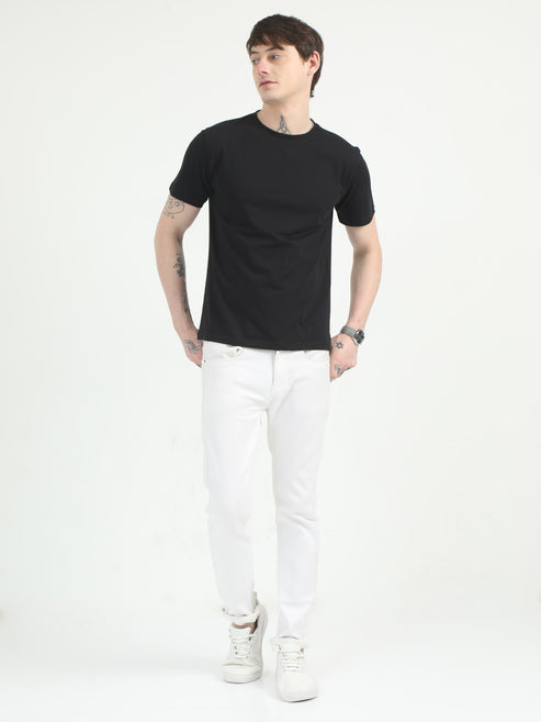 Urban Mono Plain Black T-Shirt