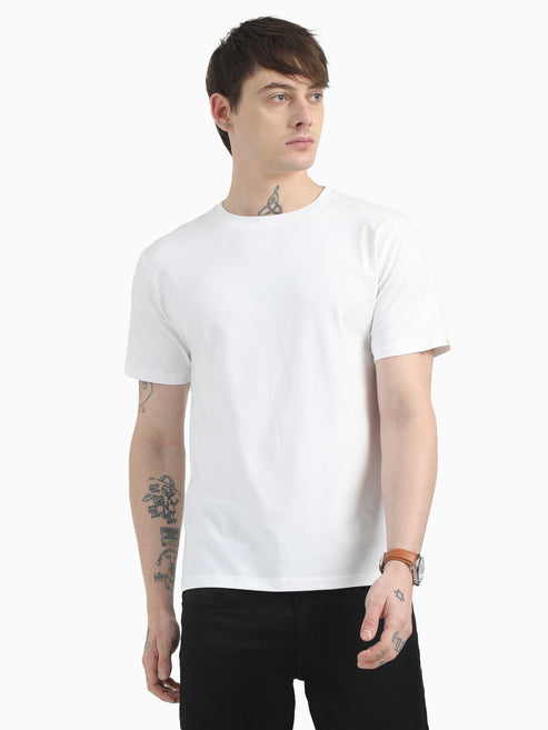 Urban Mono Plain White T-Shirt