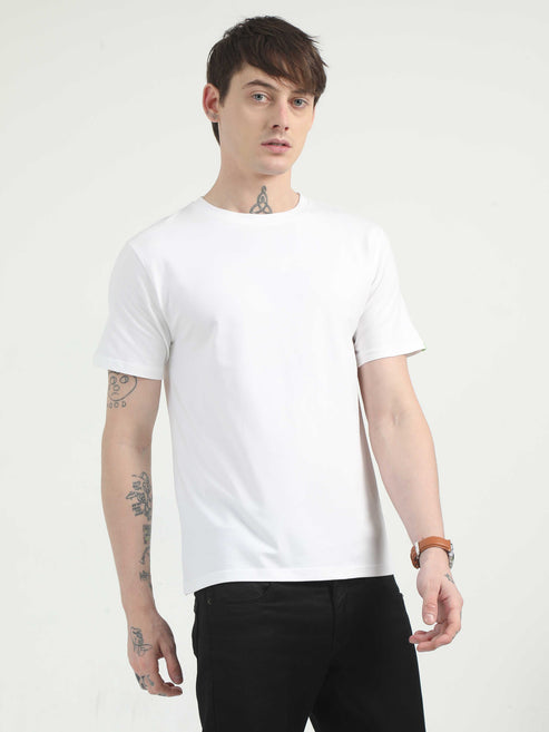 Urban Mono Plain White T-Shirt